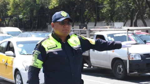 Policía de tránsito de CDMX.