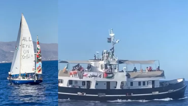 Alta tensión en el mediterráneo: Flotilla Global ‘Sumud’ se dirige a Gaza