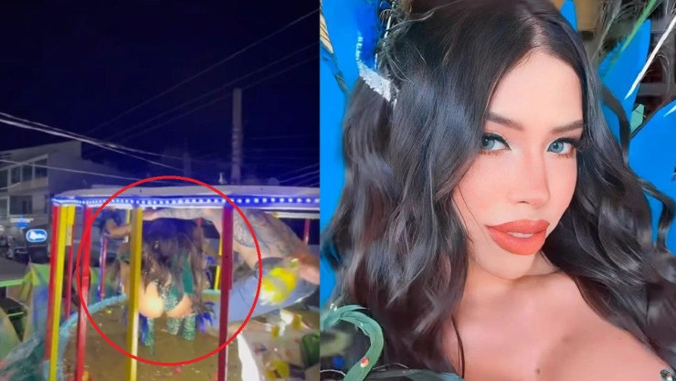 yeri mua se orina carro alegórico video