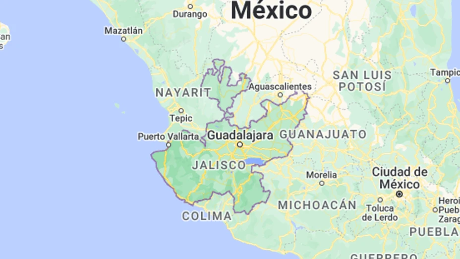 Mapa de Jalisco