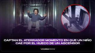 Cámaras de seguridad captaron el momento en que el ascensor falló