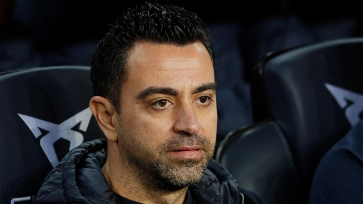 Xavi Hernández, técnico del Barcelona