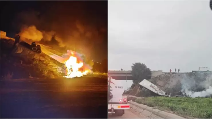 Autopista Arco Norte trailer cae puente vehicular incendio, circulación