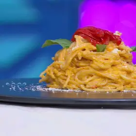 pasta con pimiento