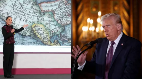 Claudia Sheinbaum contesta al presidente Donald Trump.