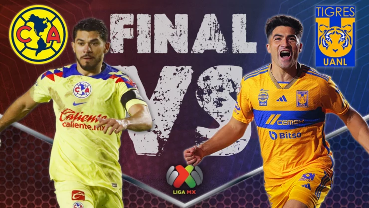 América vs Tigres en la final de la Liga MX