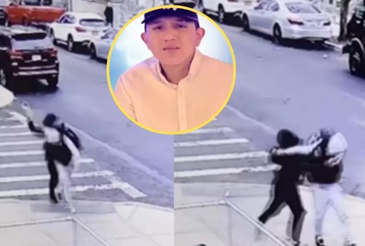 Joven apuñalado en la calle