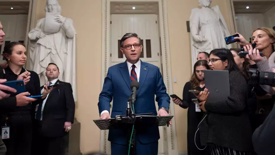 Mike Johnson, presidente del Senado de EU.