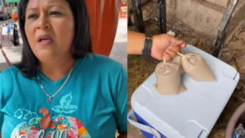 Video de ‘Lady Frijoles’ vendiendo agua horchata en Honduras tras ser deportada de Estados Unidos