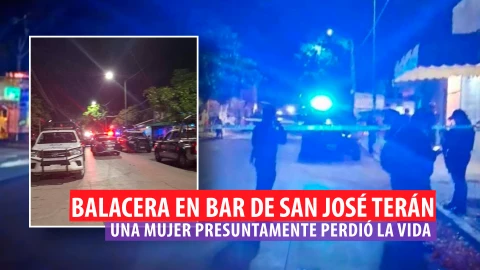 Muere mujer en bar de San José Terán hoy