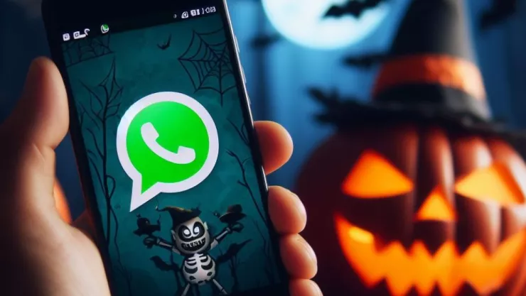 Poner tu Whatsapp en modo Halloween