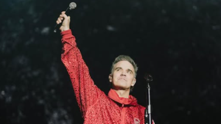 Robbie Williams trolea a los aficionados del Super Bowl