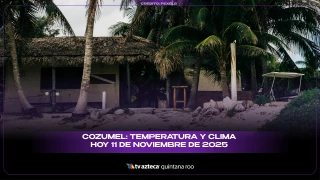 Cozumel: Temperatura y clima HOY 11 de noviembre de 2025