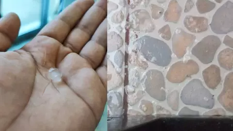 ¡Atención! Cae granizo en Cancún; hay afectaciones por tormenta