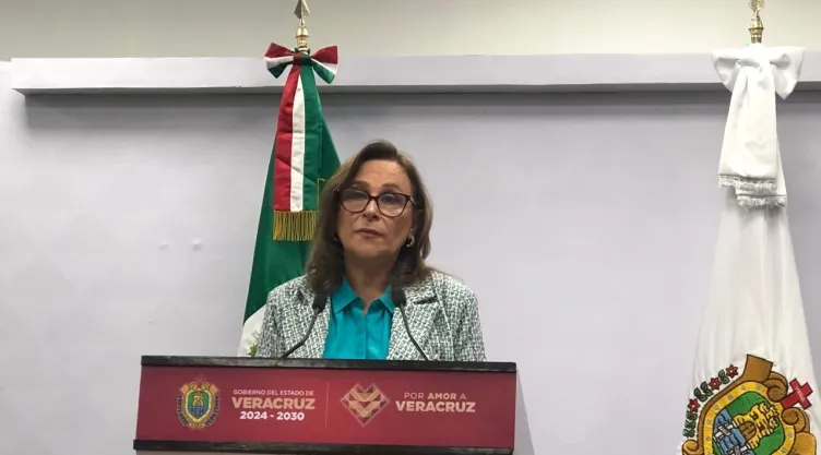 Rocío Nahle en conferencia de prensa