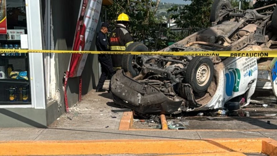Accidente Protección Civil y Bomberos Sahuayo Michoacán