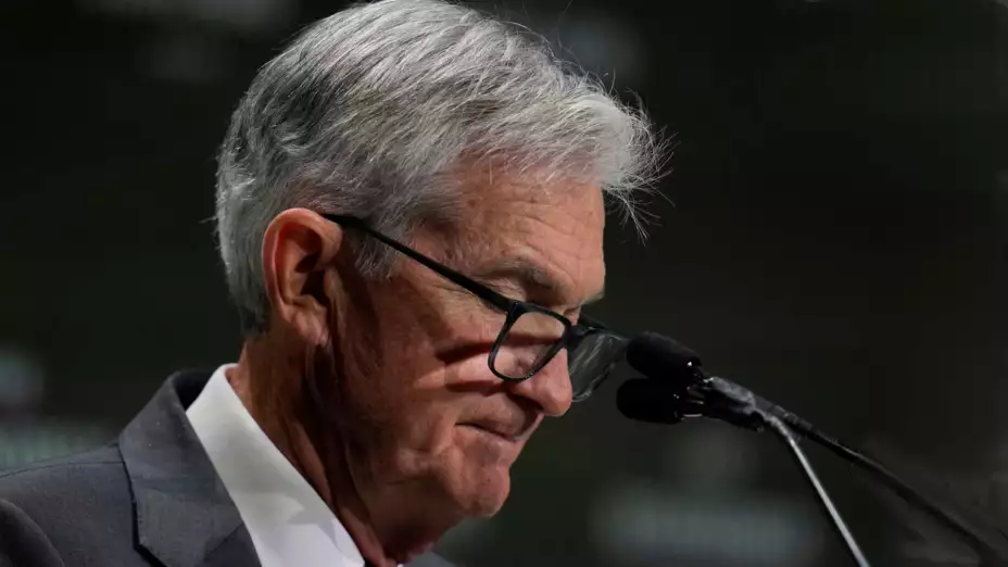 Jerome Powell, presidente de la Reserva Federal de EU.