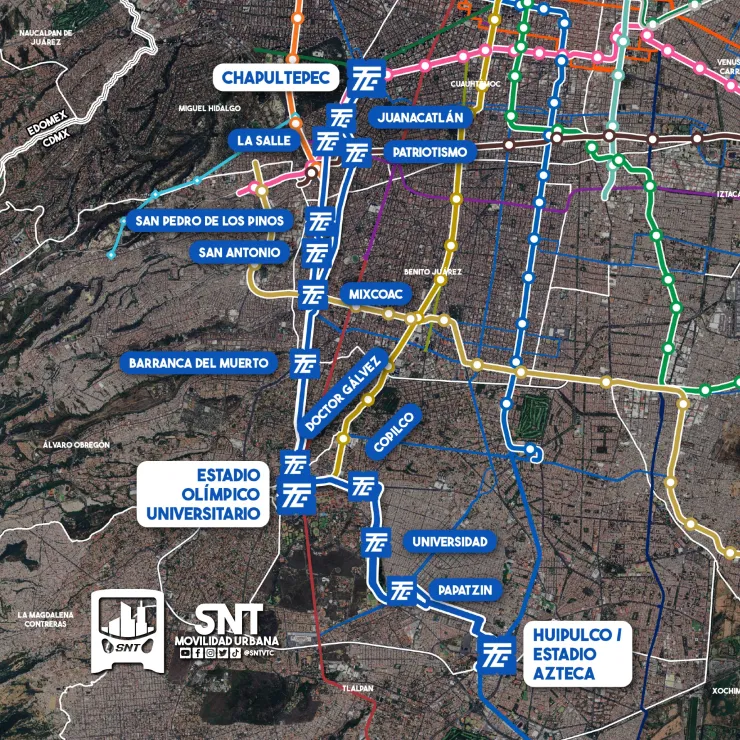 ruta trolebús línea 14