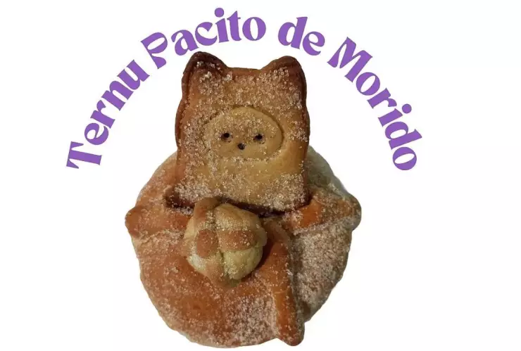 Crean un pan de muerto con ternurin por el Día de Muertos