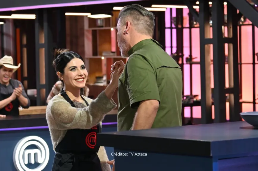 Itzel sorrprendió al chef Poncho
