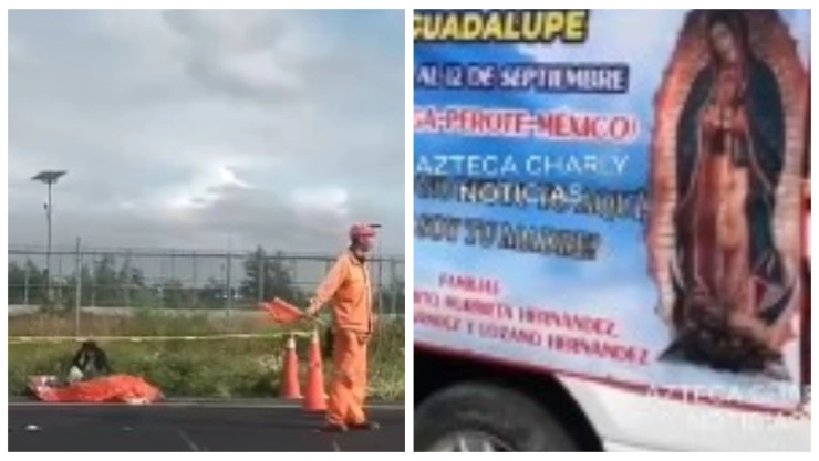 Peregrinos atropellados en autopista Peñón-Texcoco deja un muerto y heridos