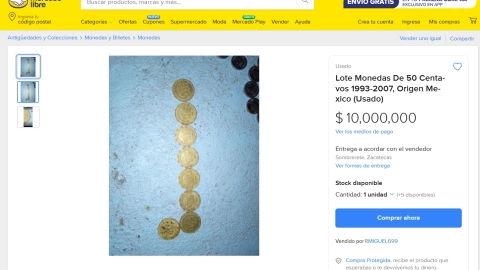 monedas de 50 centavos