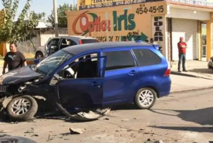 Colisión en avenida Los Arcos