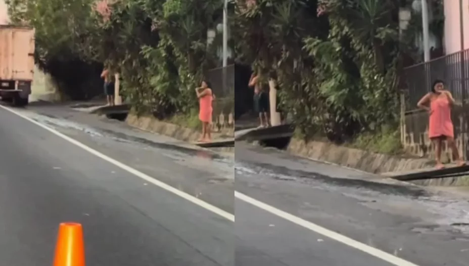 /al-extremo/mujer-bautizada-lady-toalla-salir-ver-auto-incendiarse-video-pb-notas