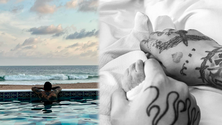 Cazzu fotos con Nodal