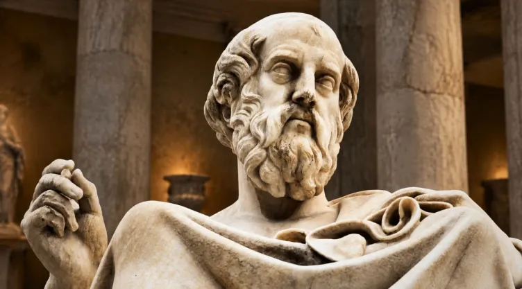 La frase de Platón, filósofo griego, sobre el pensamiento “El comportamiento humano fluye de tres fuentes principales el deseo, la emoción y el conocimiento”.jpg