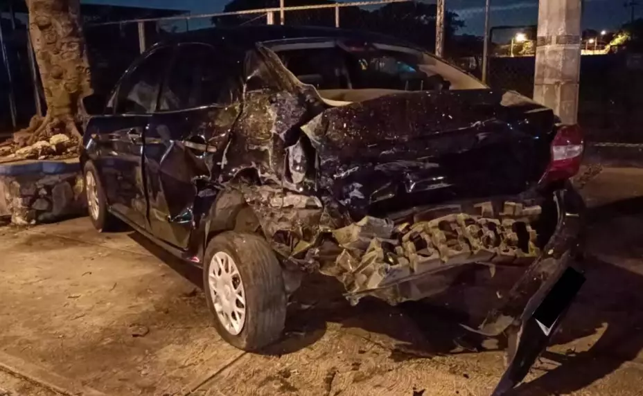 Fuerte accidente en calles de Mérida_ Esto fue lo que pasó en la colonia Pacabtún.
