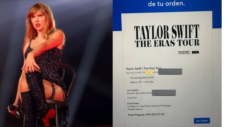 Fan paga 80 mil pesos para ver a Taylor Swift en México