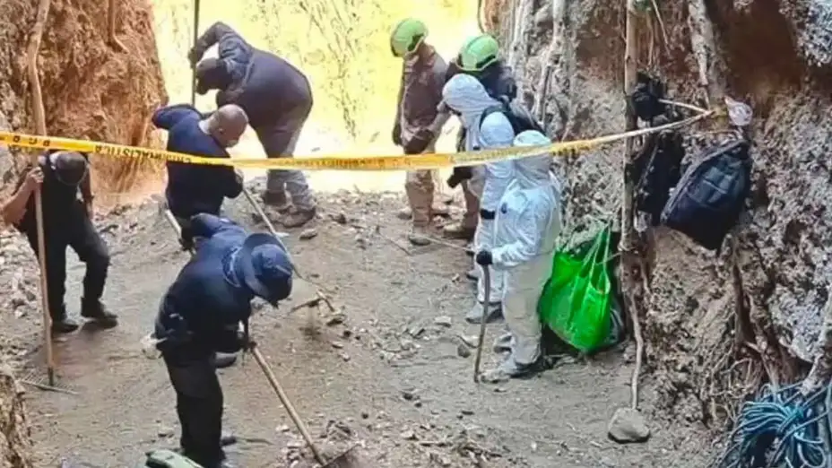 Fosa clandestina en Zacapu, Michoacán.