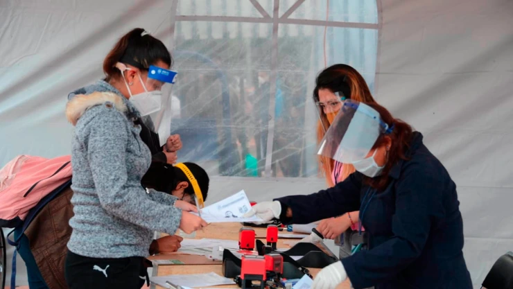 Aplicación de examen a licenciatura de la UNAM