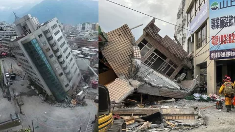 Terremoto en Taiwán.