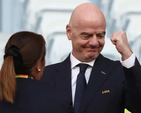 Gianni Infantino en la Copa Mundial femenina sub20.