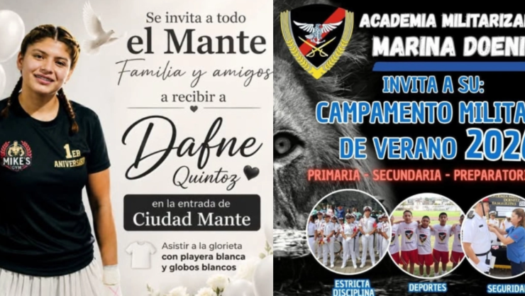Revelan de qué habría muerto Dafne Quintos en el campamento militarizado