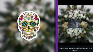 FOTO_ Novio le manda tétrico regalo de aniversario a su novia aniversario... ¡Una corona de difunto!.webp