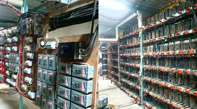 foto de computadoas para minar criptomonedas.