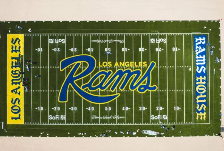 Cancha de football americano de Los Rams en Hermosa Beach