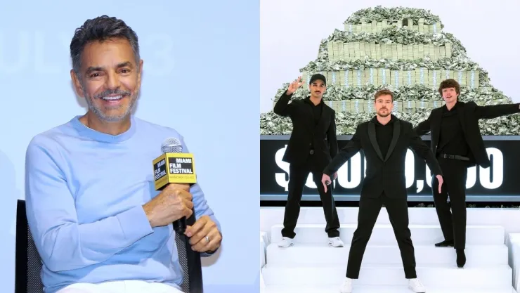 Eugenio Derbez aparece en un video de MrBeast y compite por un millón de dólares