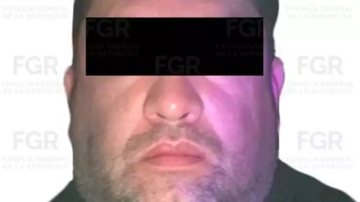 Foto frontal con marca de agua de la FGR de Mario Alberto Cárdenas Medina, alias “El Betillo”, “Betito” o “Beto”, sobrino del narcotraficante Osiel Cárdenas Guillén, exlíder del Cártel del Golfo.