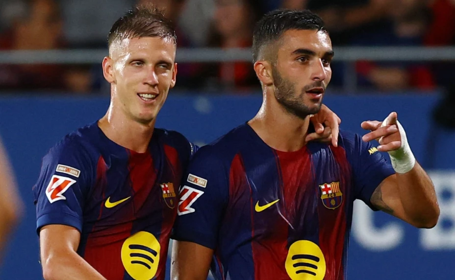Dani Olmo y Ferran Torres