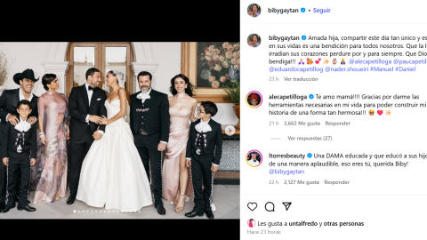¿Ya se separaron? Biby Gaytán sube foto familiar e ignora a Eduardo Capetillo