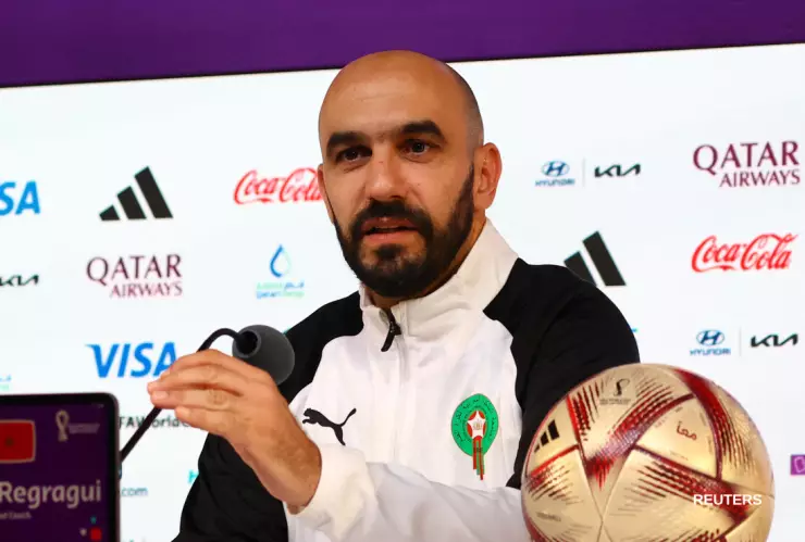Walid Regragui, técnico de la selección de Marruecos