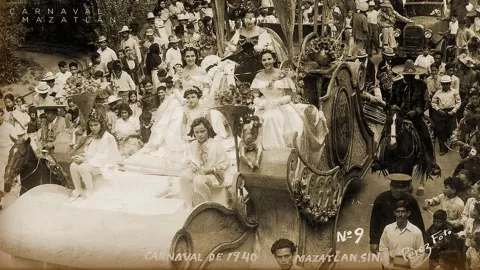 Carnaval de Mazatlán en 1940