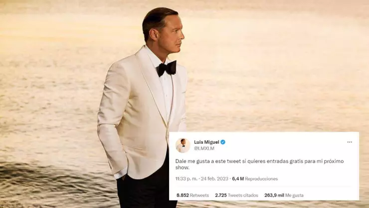 Hackean cuenta de Twitter de Luis Miguel.