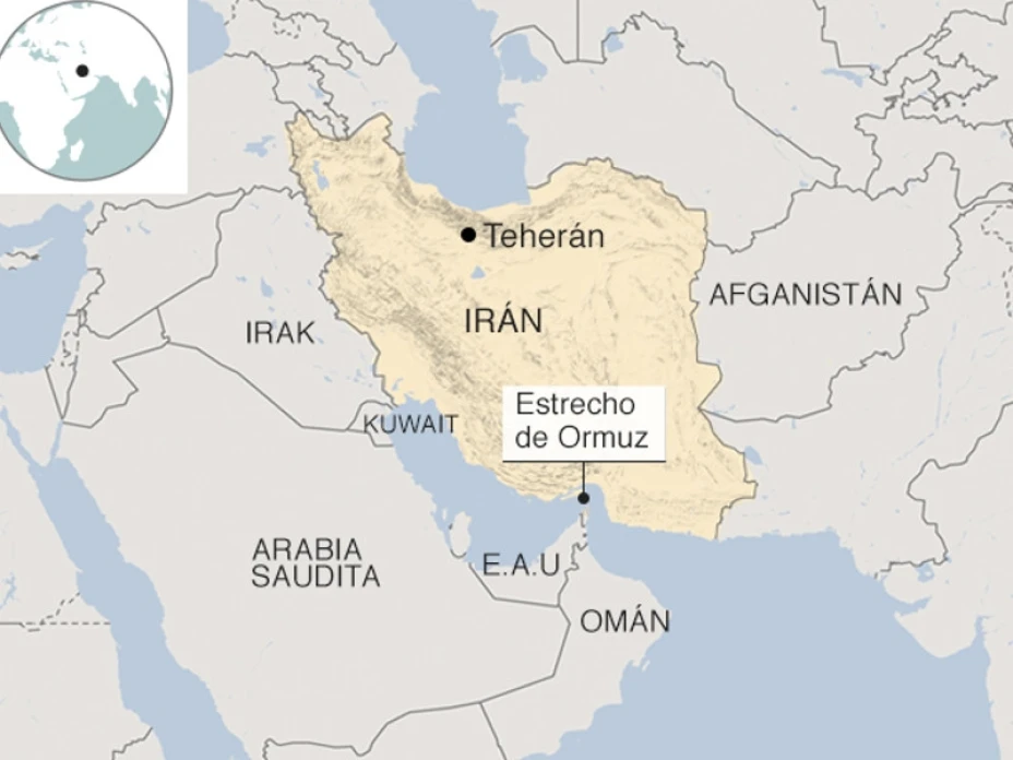 Irán, mapa
