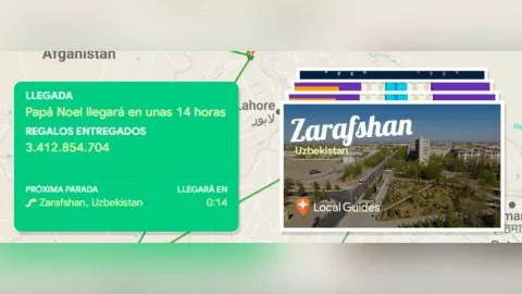 Santa-Claus-recorrido-Navidad-2023-Google-Sant-Tracke