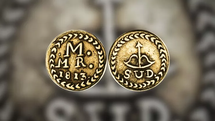 Pagan 990,000 por pequeña moneda de oro acuñada en 1811.jpg